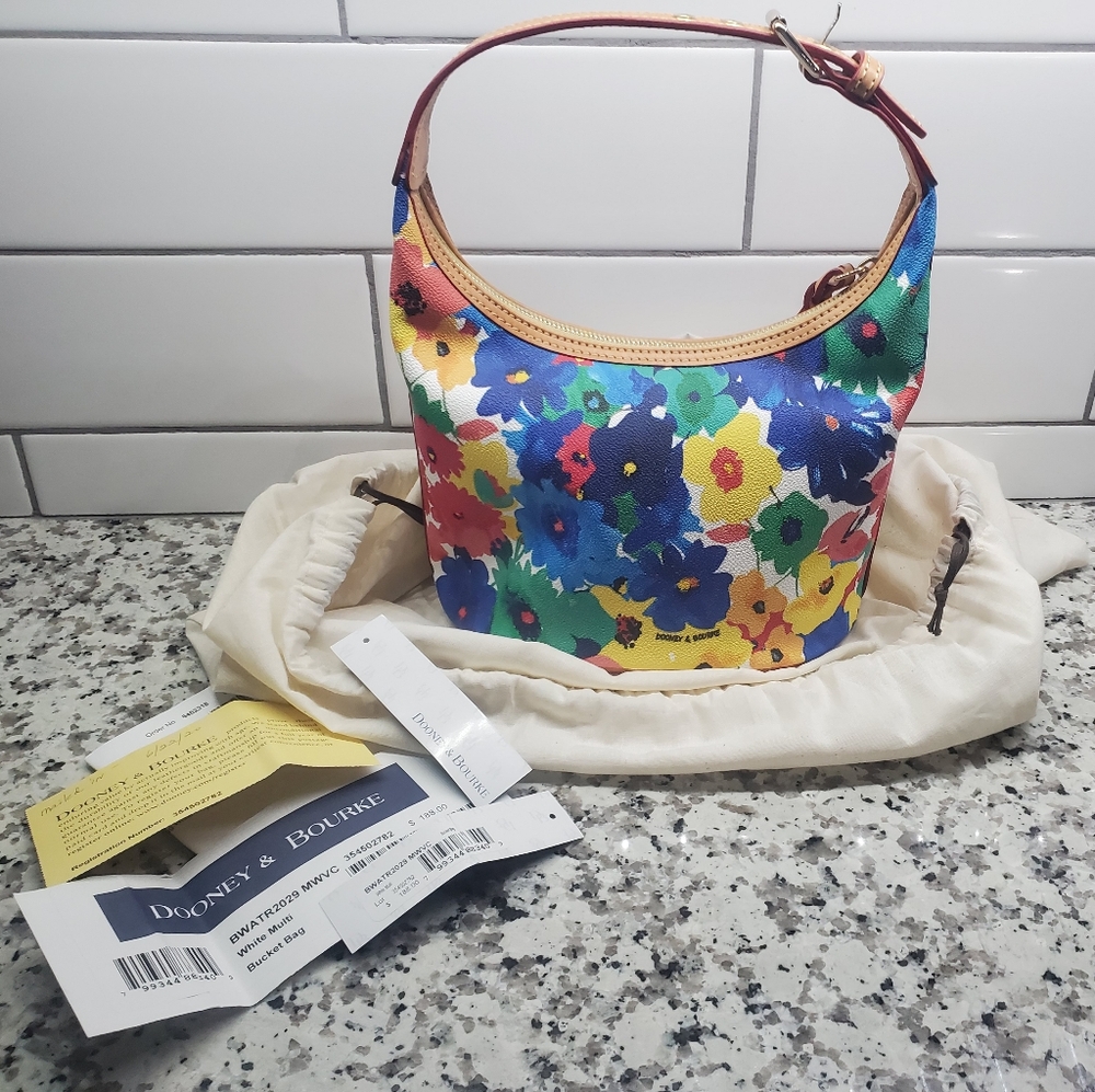 Dooney & Bourke Multicolored Bucket Bag